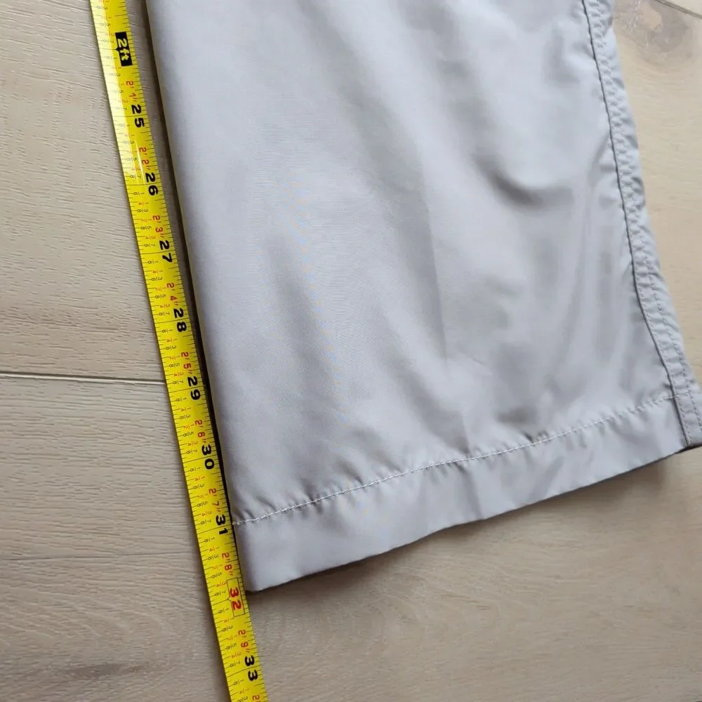 J Lindeberg Pants Mens 36x32 Golf Regular Fit Micro Twill‎ Straight Leg Gray